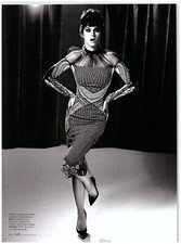 Katy Perry Sexy Pinup Etro Dress Versace Pumps Feet Legs Magazine CLIPPING photo