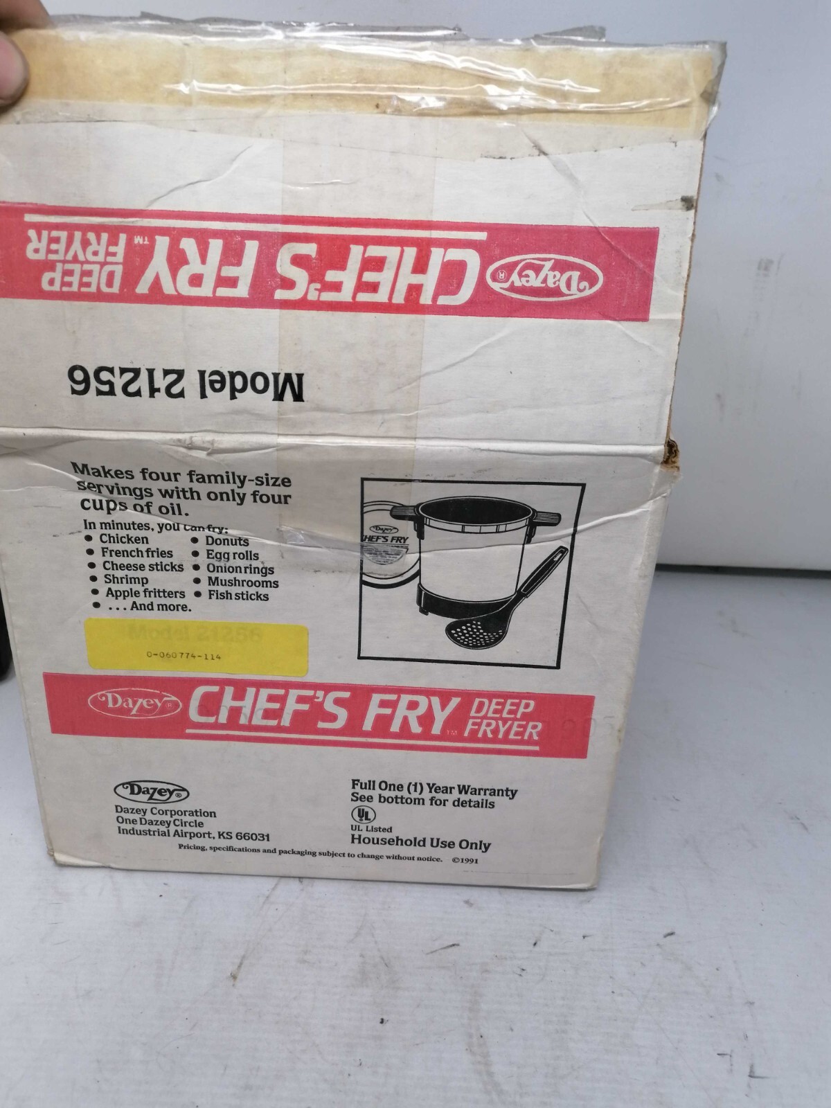 Dazey Chef&rsquo;s Fry DCF-51 Deep Fryer Pot ONLY