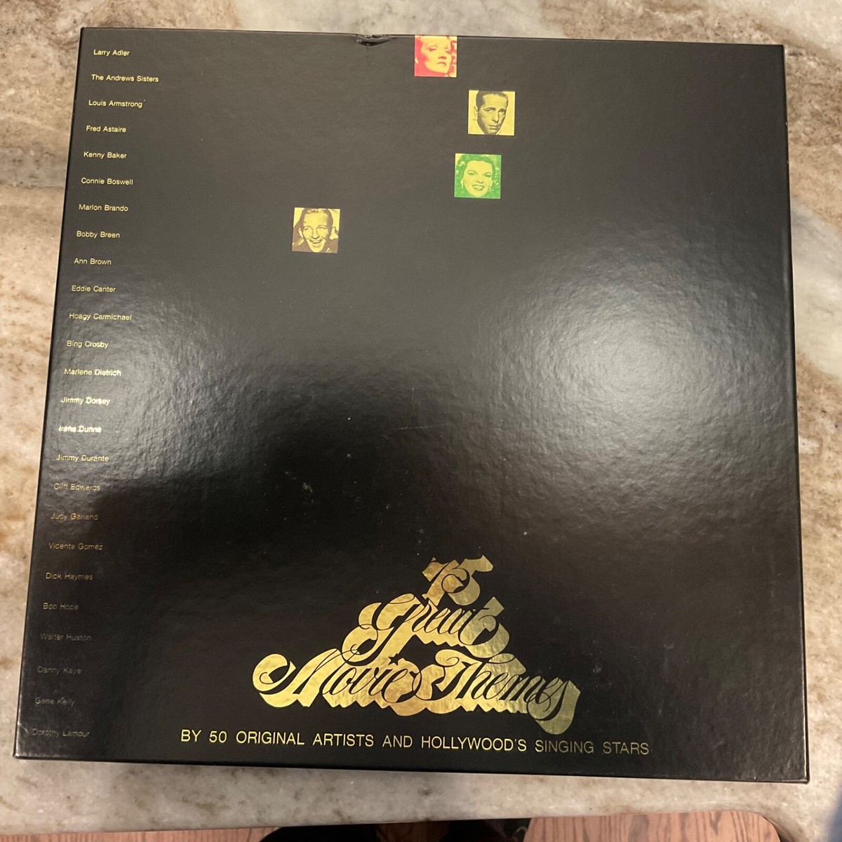 75 GREAT MOVIE THEMES Orig Artists 5 LP BOX SET V/A 1984 JAPANESE