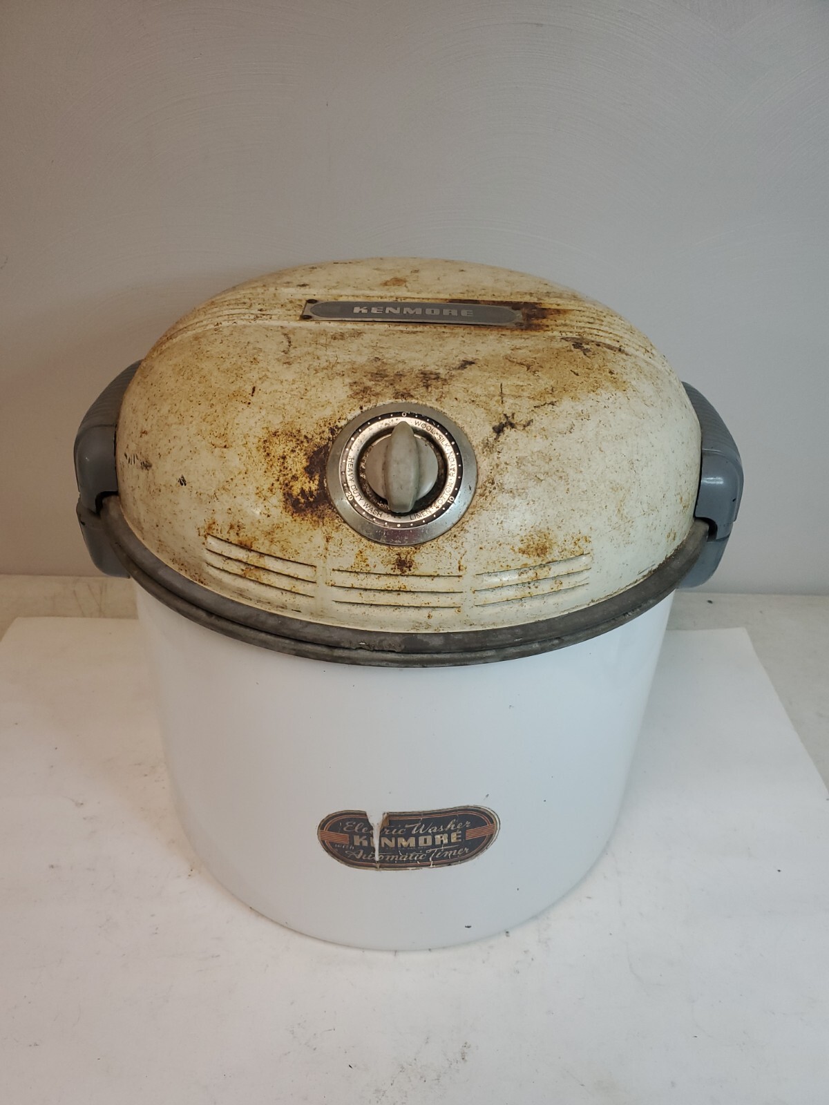 Vintage Kenmore Portable Electric Tabletop Washing Machine **MISSING