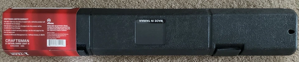 Chave de torque Craftsman 1/2 pol. 10 a 150 pés lb. Novo! - Imagem 2 de 3