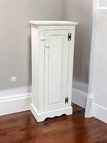 Handgefertigter rustikaler Schrank, Aufbewahrungsschrank im Landhausstil im Vintage Look - Bild 2 von 5
