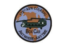 4" 178th assault support helicopter box car army bumper sticker decal usa made