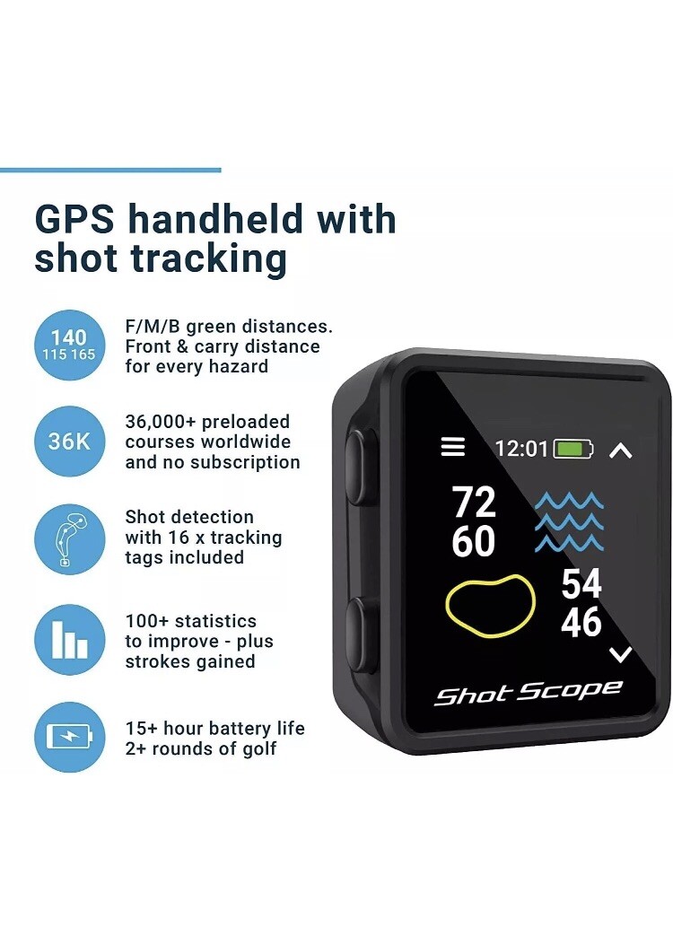 ショットトラッキング付きショットスコープH4 GPSハンドヘルド -