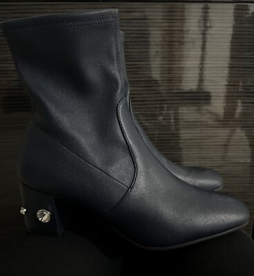 Stuart Weitzman Allshine Boots Women's Navy Size 6