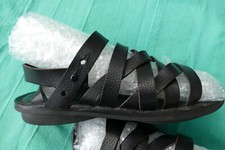 Trippen 37 Damen Sandale echt Leder schwarz Römersandale Mittelalter Larp