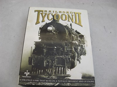 GEBRAUCHTE EISENBAHN TYCOON II FÜR WIN95/98/NT4.0 etc auf CD. BIGBOXED MIT BEDIENUNGSANLEITUNG.