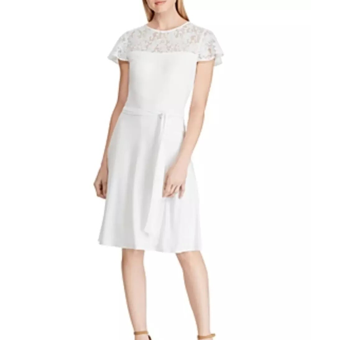 chinese dress ladies Nightway Short Petite Lace Cocktail Dress 21500P main image 0