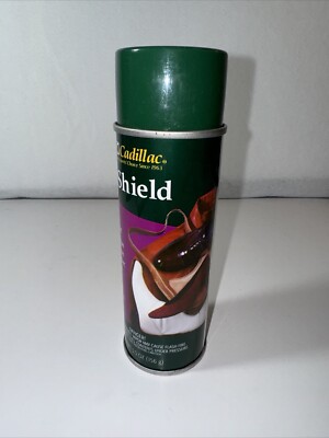 Cadillac Shield Water & Stain Leather & Fabric Protector Great  for shoes 5.5 oz