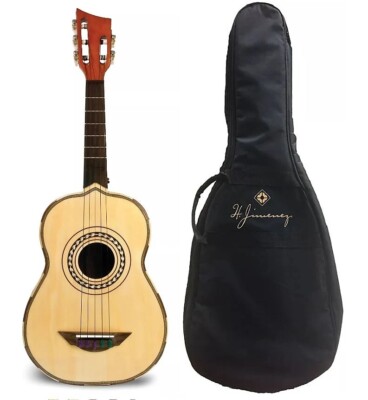 H Jimenez LV2 El Quetzal Acoustic Vihuela with Free Bag! NEW Authorized Dealer