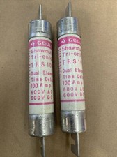 Lot Of 2- New Gould Shawmut TRS100R Time Delay 100 Amp Class RK5 Fuse 600v, NOB