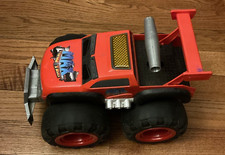 MAX Tow Truck 200lbs Red Electronic Talking Jakks Pacific 2014 TOW DOESN'T WORK