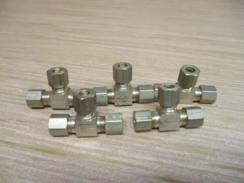Weatherhead 64X6 Eaton Brass Compression Union Tee (Pack of 5)