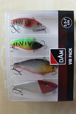 DAM VIP Pack 4 Stück Wobbler versch. Farben Raubfisch