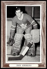 1964-67 Bee Hive Hockey Photos Group 3 Don Simmons