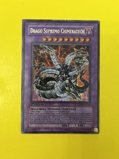 YU GI OH CARTA DRAGO SUPREMO CHIMERATECH ULTRA RARA POTD-IT034 1EDZ COLLEZIONE