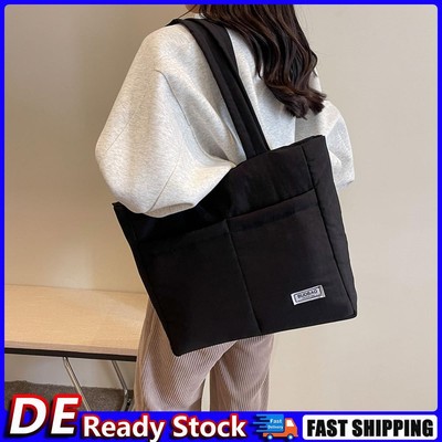 Daunen-Hobo-Tasche für Damen, leicht, mit mehreren Taschen, für den täglichen Ge