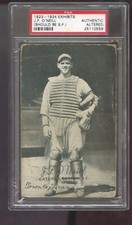 1923 1924 Exhibits J.F. O'Neill Steve S. PSA Graded Baseball Card Exhibit ONeill