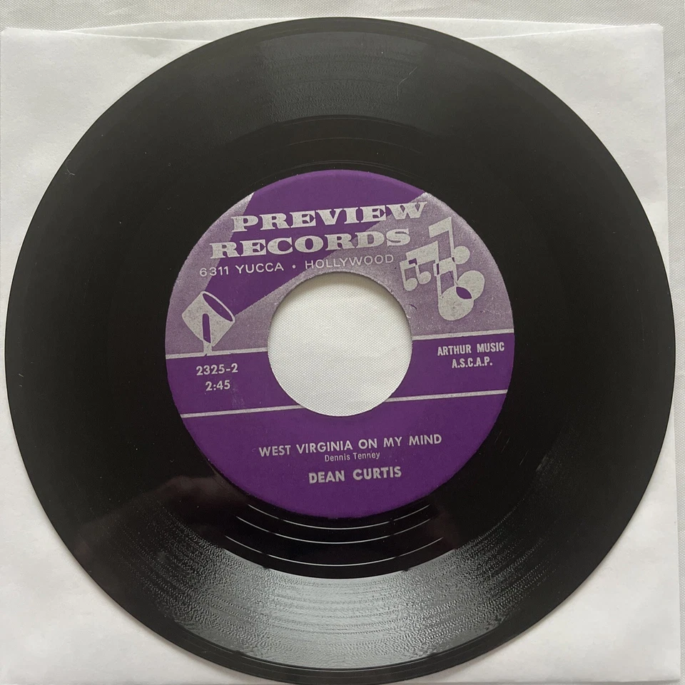 OBSCURE DEAN CURTIS The Way a love should go PREVIEW RECORDS song-poem deep soul - Image 3 of 4