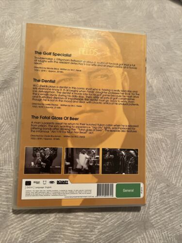 W.C Fields Best of DVD 3 Films Bounty Classics Dentist / Golf / Fatal Beer Reg 4 - Picture 3 of 6