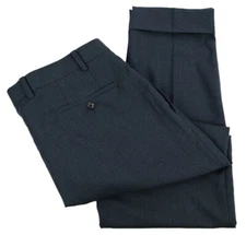 TALLIA Mens Dark Teal Classic Fit Single Pleat Wool Blend Dress Pants 36 32 NWT