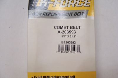 ARAMID OEM SPEC BELT COMET 203593 203593A 203593B MANCO 8192 30