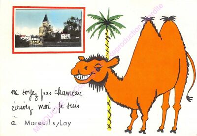 CPM 85320 MAREUIL SUR LAY Don't be camel write me I am ca1968