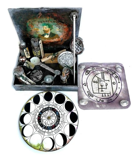 witchcraft box kit starter ritual magic wicca pagan altar witch spell curse lot - Picture 10 of 12