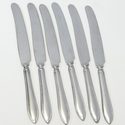 Gense GEN4 Dinner Knives  8-1/8'' Stainless  Lot of 6