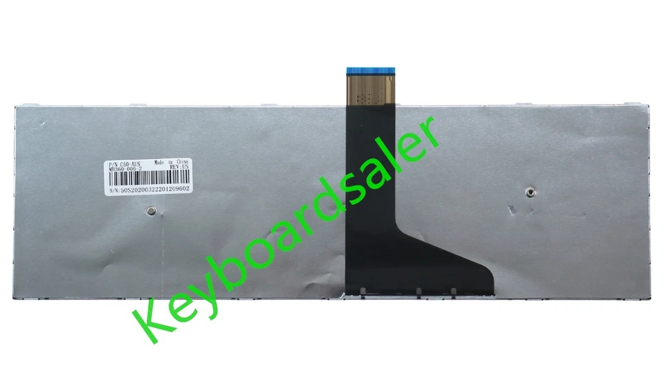 New for Toshiba C50-A C50D-A C55-A C55D-A C55-A-1NV series US Keyboard black - Image 3 of 4