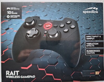 Speedlink RAIT USB Wireless Controller kabellos Gamepad Pad für PC NEU