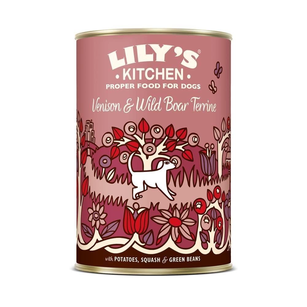 Lily's Kitchen Lily’s Kitchen Venison & Wild Boar Terrine - Saver Pack: 24 X 400G - Image 2