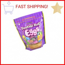 Tootsie Roll Candy Coated Eggs Shaped Wrapped 23 oz. Resealable Bag 