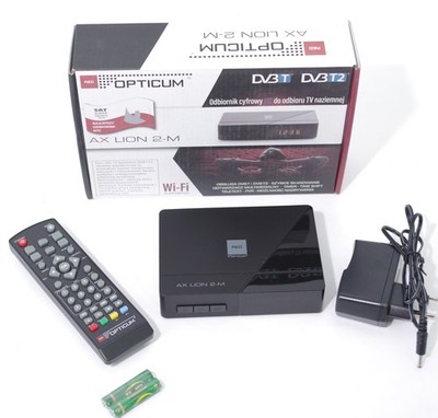 Opticum  HD AX LION 2-M Digital Satellite Receiver  DVB-T DVB-T2