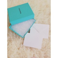 Tiffany Co Empty Jewelry Gift Box With Envelop  Card 4.25  X 3.75  