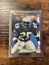 1990 Action Packed Rookie Update #14 Robert Blackmon Seahawks Rookie Card. rookie card picture