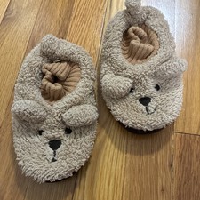 Baby Gap Toddler Unisex Teddy Bear Slippers