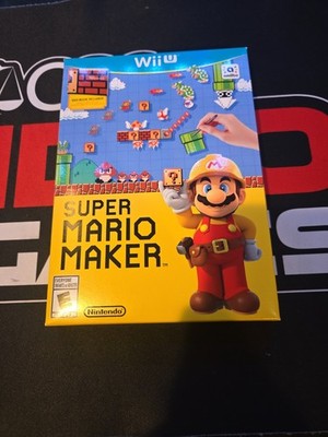 Super Mario Maker Nintendo Wii U w/ Art Book SEALED NEW Never Opened 