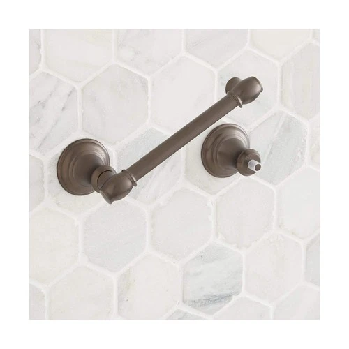 Signature Hardware 480491 Beasley Double Post Toilet Paper Holder - Picture 4 of 9