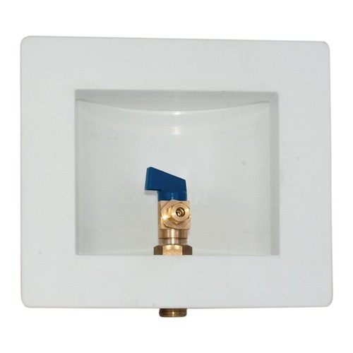 1/2 Inch Sweat Connection x 1/4 Inch OD Compression Ice Maker Outlet Box, Qua...