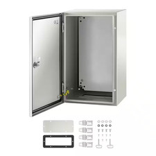 NEMA Steel Enclosure, 20 X 12 X 10 In. NEMA 4X Steel Electrical Box, IP66 Waterp