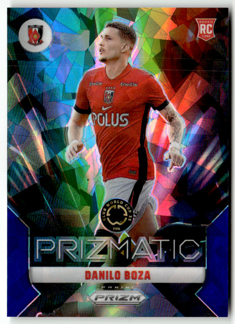 2025 Panini Prizm Club WC No. 12 Danilo Boza Rookie Prizmatic Blue Ice 62/99