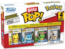 Pokémon - Pikachu Aquana Raupy Tracosso Bitty Pop! Funko