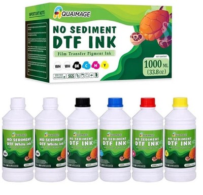 No Sediment   DTF Ink 6000 ML, Premium Transfer Printer Ink