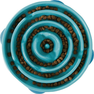Large Slow Feeder Bowl, Puzzle Maze for Fast Eaters, Medium to Large Dogs, Helps