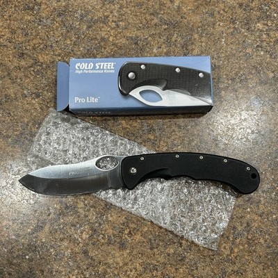 Vintage Cold Steel #57LD Pro Lite Drop Point Knife Taiwan Plane Edge