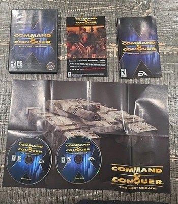 Command & Conquer: The First Decade (PC Windows 2006) Complete w Poster, Inserts