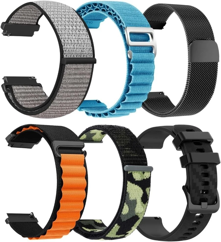 22mm Stainless Steel Smartwatch Band - Image 2 of 3