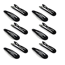 Snap Hair Clips, 40 Pack 2 Inch Barrettes Metal Hair Clips Slides, Women and Gir