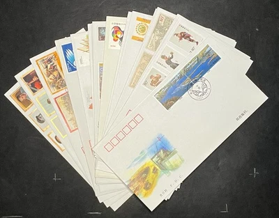 China PRC FDC Collection 20 Covers 1996-2001 ZAYIX - Image 1 of 4